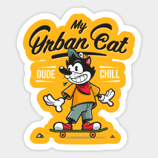 My Urban Cat Sticker